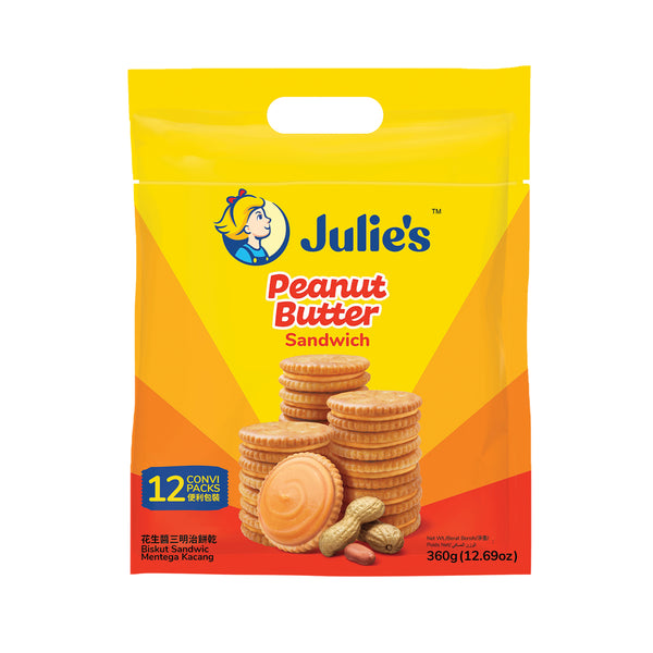Julie's Peanut Butter Sandwich Biscuits 360g (highest price)