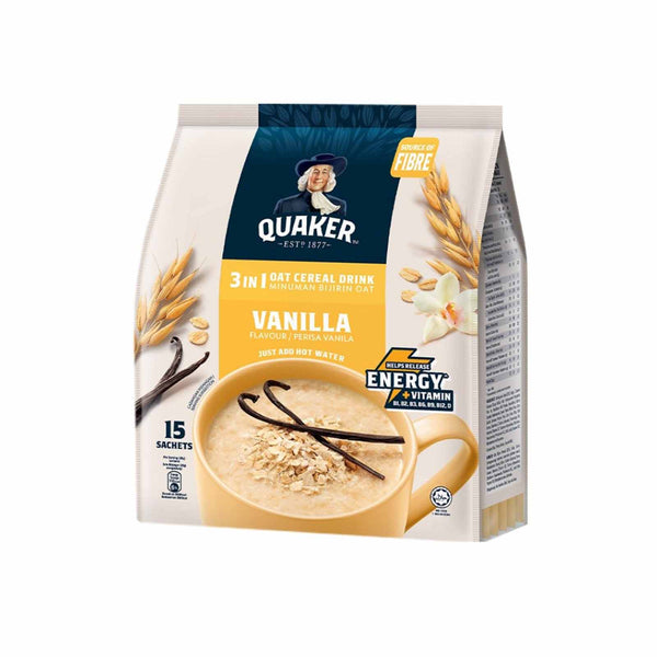 Quaker 3 in 1 Vital Vanilla Cereal Drink 28g x 15 (highest price)