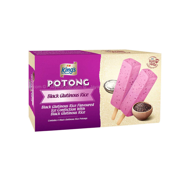 Kings Potong Black Glutinuos Ice Cream 60ml x 6