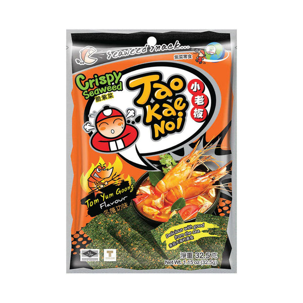 Tao Kae Noi Bigbang Tom Yum Goong Seaweed Snack 50g (highest price)