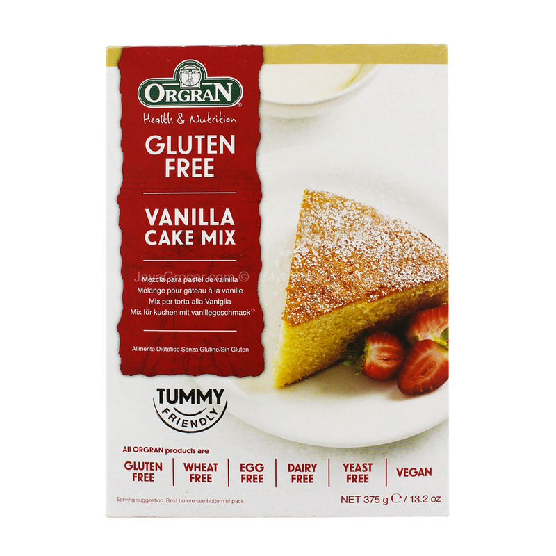 Orgran Health & Nutrition Gluten Free Vanilla Cake Mix 375g