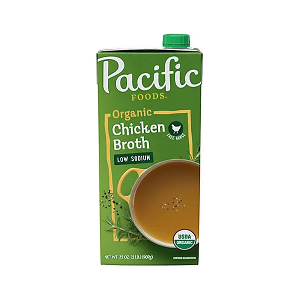 Pacific Low Sodium Free Range Chicken Broth 946ml (highest price)