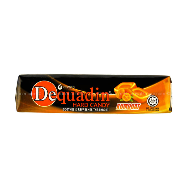Dequadin Hard Candy Kumquat Flavor 10pcs
