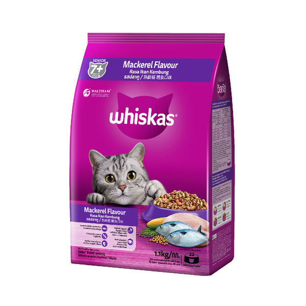 Whiskas Senior Mackerel Cat Food 1.1kg (highest price)
