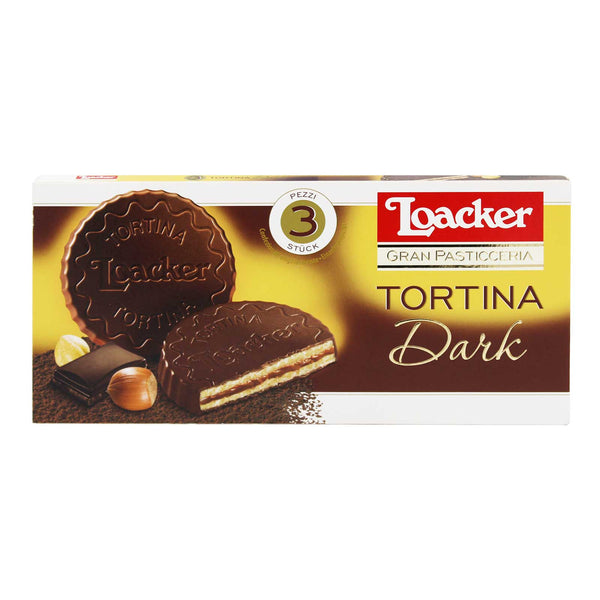 Loacker Tortina Dark Chocolate 21g