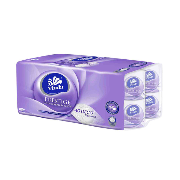 Vinda Deluxe Prestige Toilet Rolls-3ply 200pcs x 16 (highest price)
