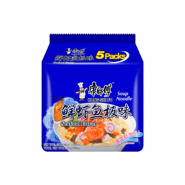 Kang Shi Instant Noodle Bag Spicy Fish Cake Flavor 106g x 5