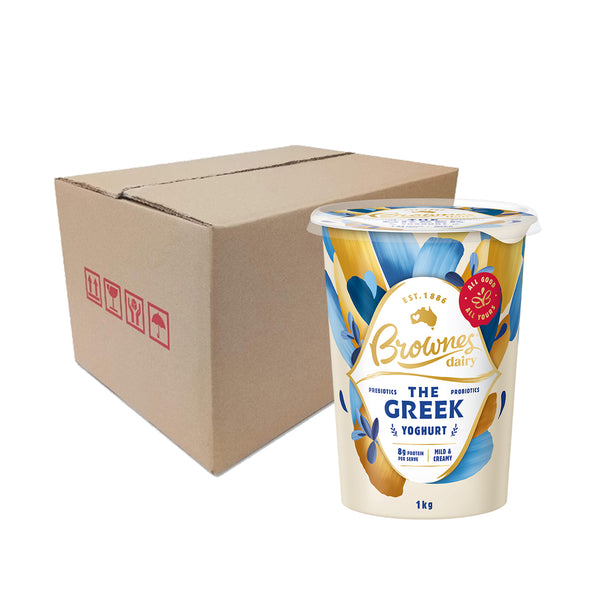 Brownes Greek Style Yoghurts 1kg (highest price)