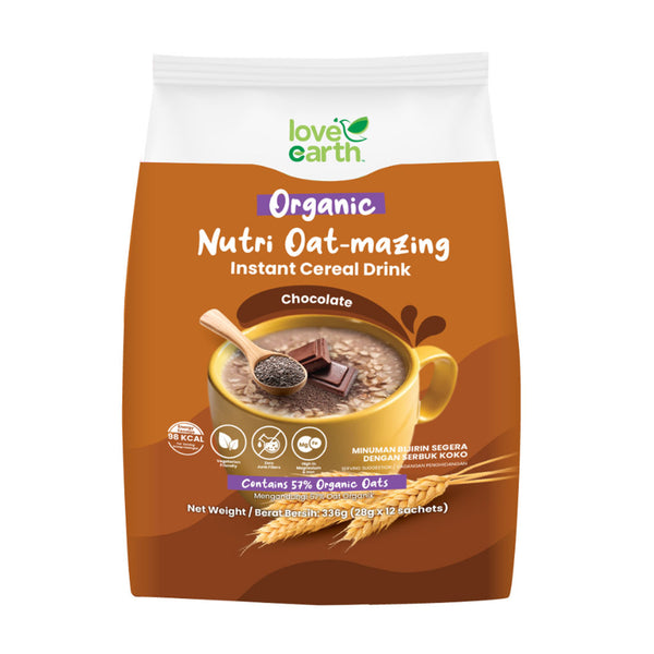 Love Earth Nutri Oat-Mazing Instant Cereal Drink Dark Chocolate 28 x 12 (highest price)