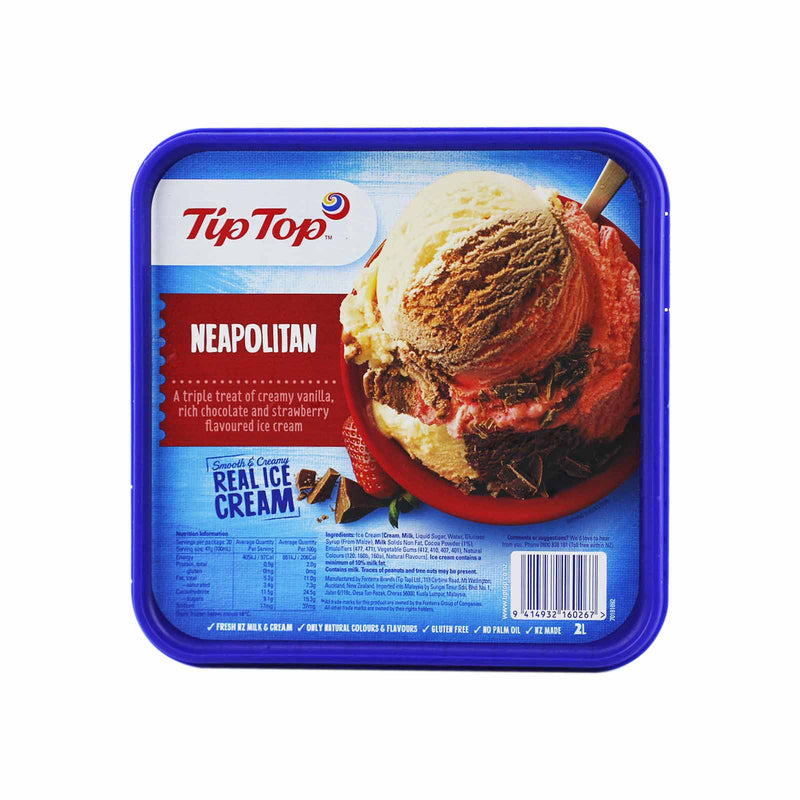 Tip Top Neapolitan Ice Cream 2L