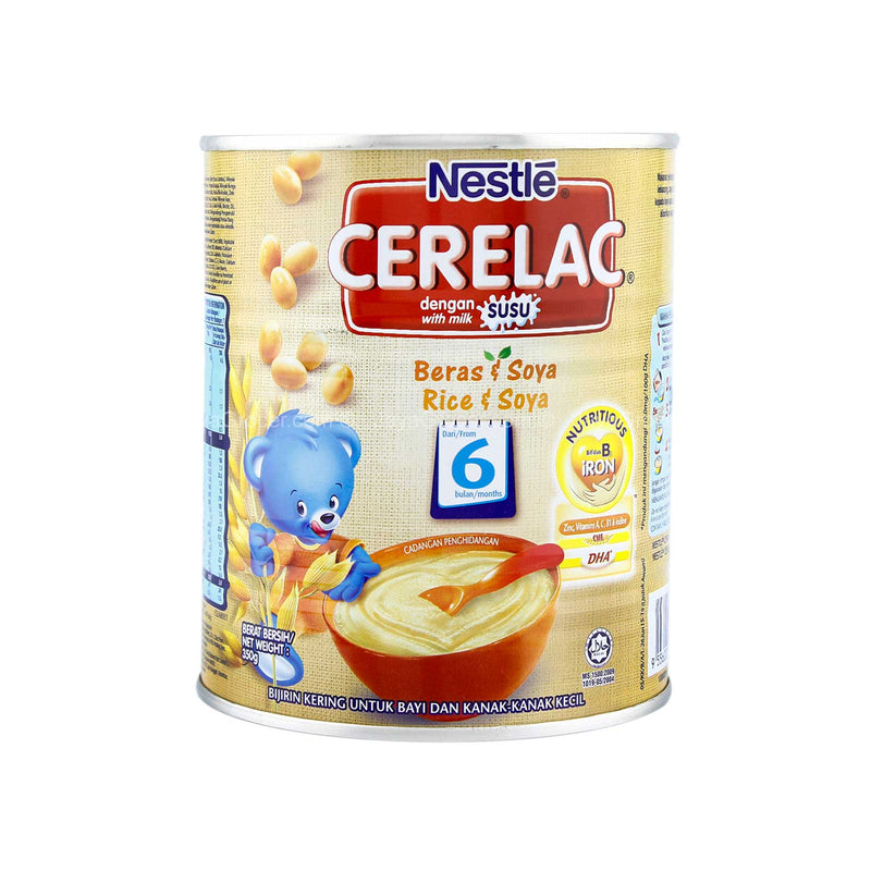 Nestle Cerelac Rice & Soya Cereal (6 months++) 350g