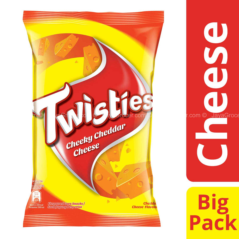 Twisties Cheeky Cheddar Cheese Corn Snack 160g