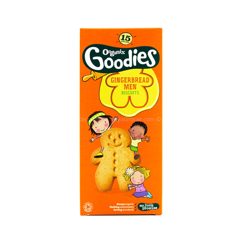 Organix Goodies Mini Gingerbread Men Biscuits 135g x 15