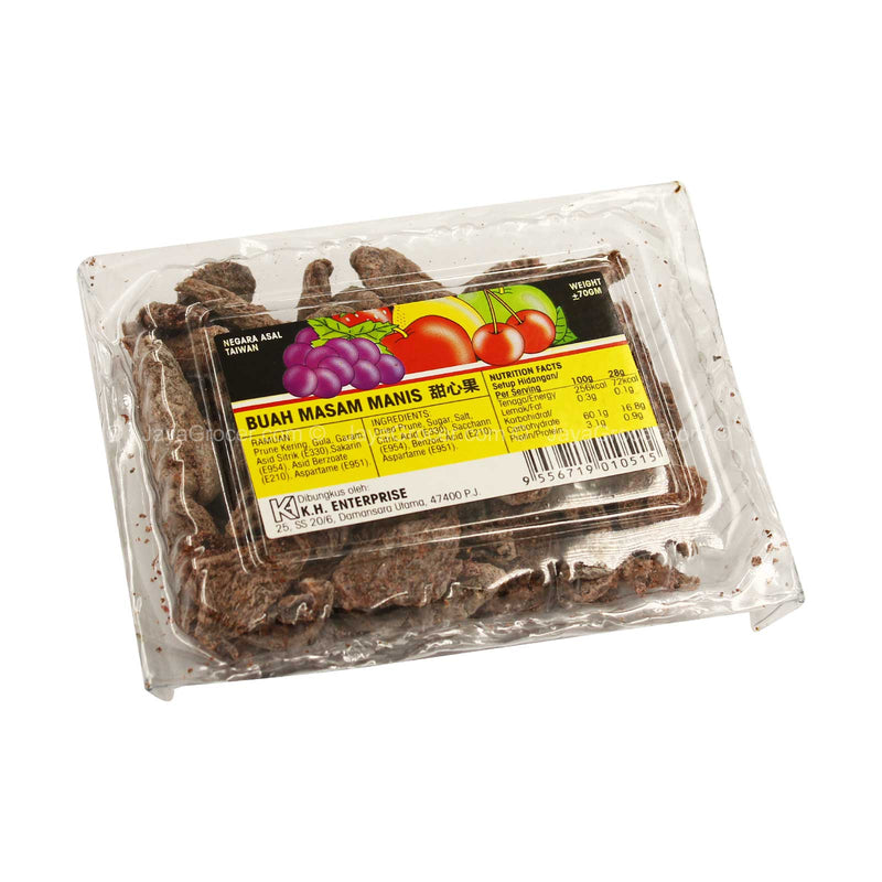 K.H Buah Masam Manis (Dried Preserved Sweet & Sour Fruits) 70g