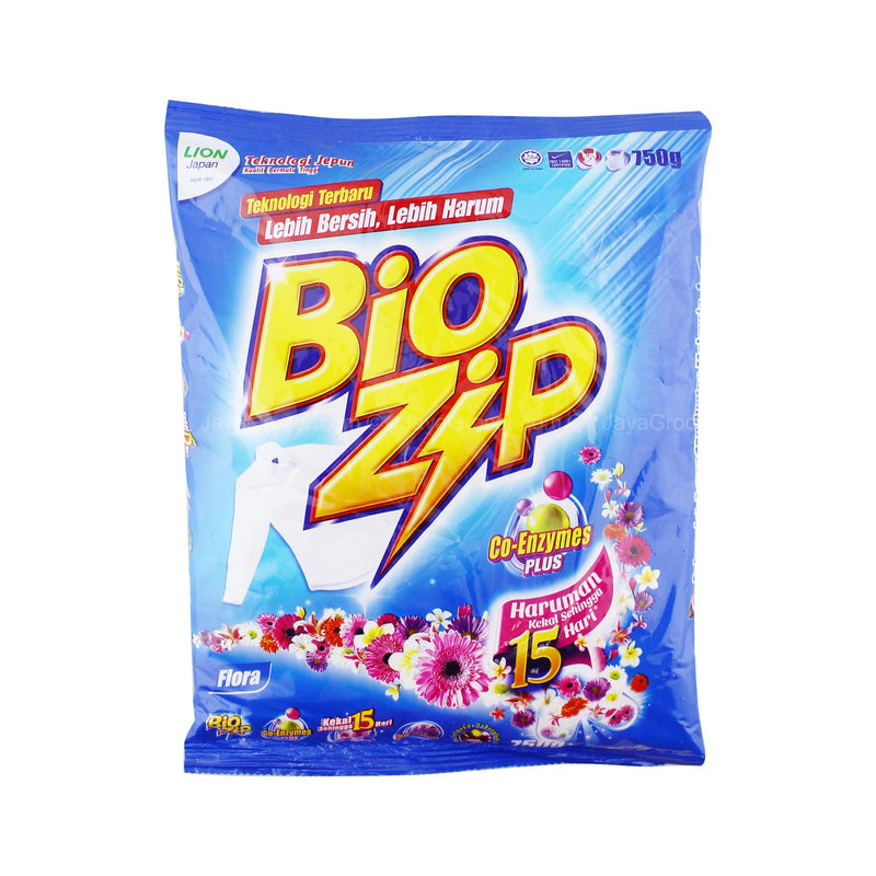 Bio Zip Floral Detergent Powder 800g