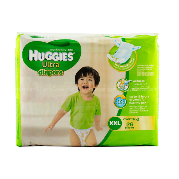 Huggies Ultra Diapers Jumbo Size XXL 26pcs
