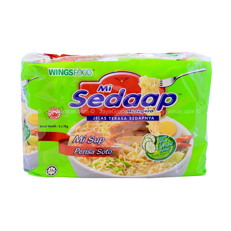 Mi Sedaap Soto Flavour Instant Noodle 75g x 5
