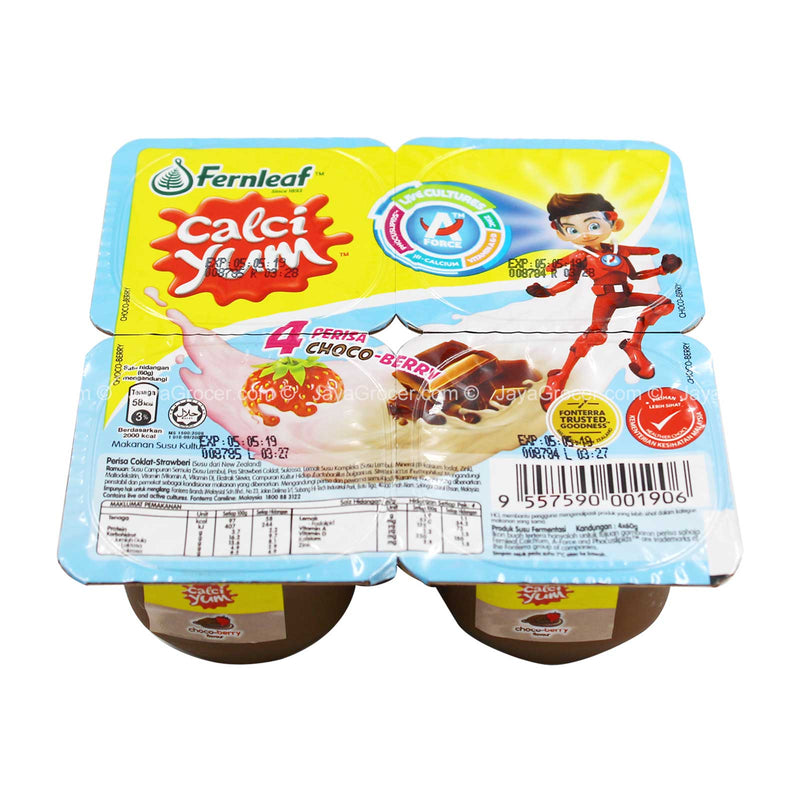 Fernleaf Calci Yum Choco-Berry Yoghurt 60g x 4