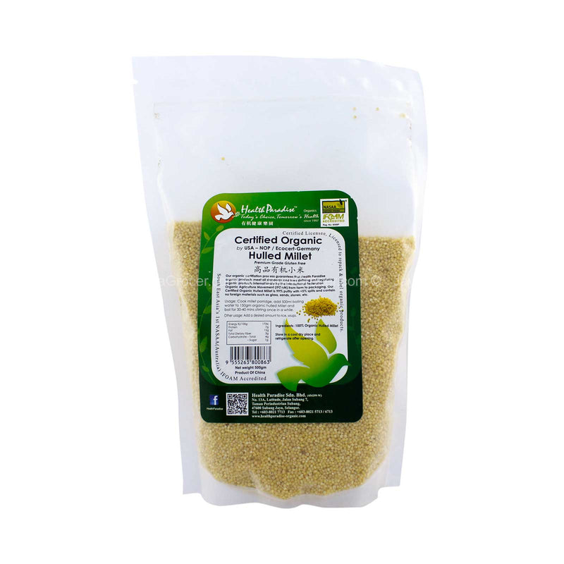 h/p orgn  hulled millet 500g *1