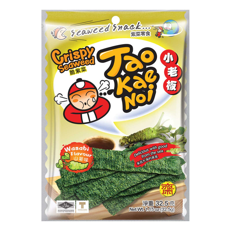 Tao Kae Noi Wasabi Crispy Fried Seaweed 32g