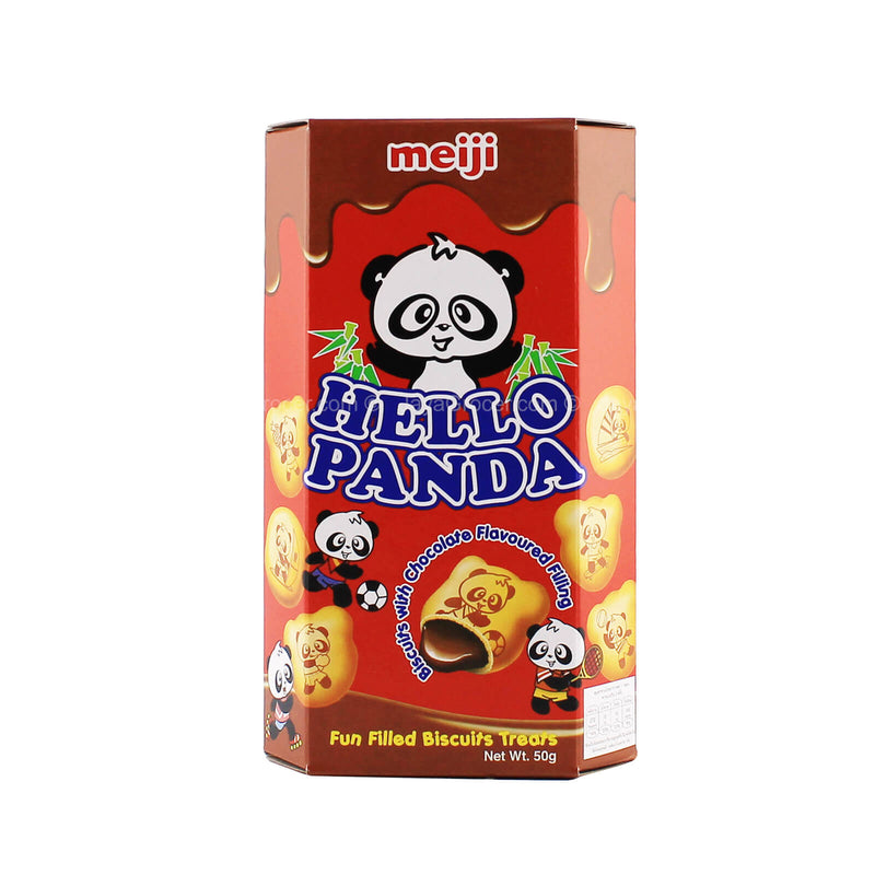 Meiji Hello Panda Chocolate Fun Filled Biscuits Treats 43g
