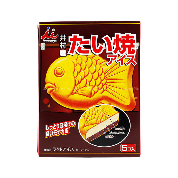 Imuraya Box Taiyaki Ice (Red Bean Wafer Ice Cream) 60ml x 5