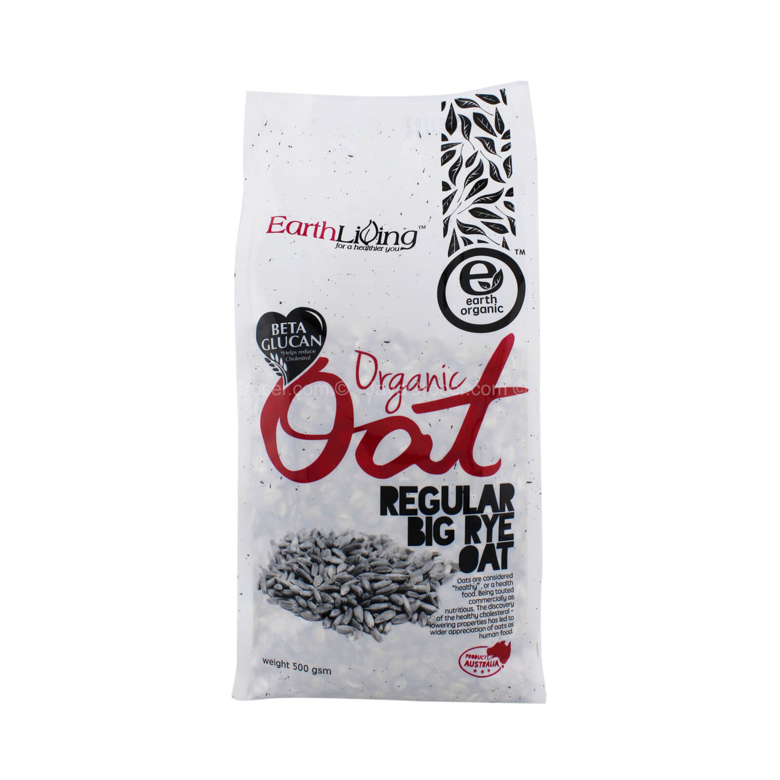 Earth Living Organic Oat Regular Rye Oats 500g – Jaya Grocer