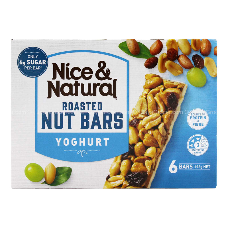 Nice and Natural Yoghurt Roasted Nut Bar 192g