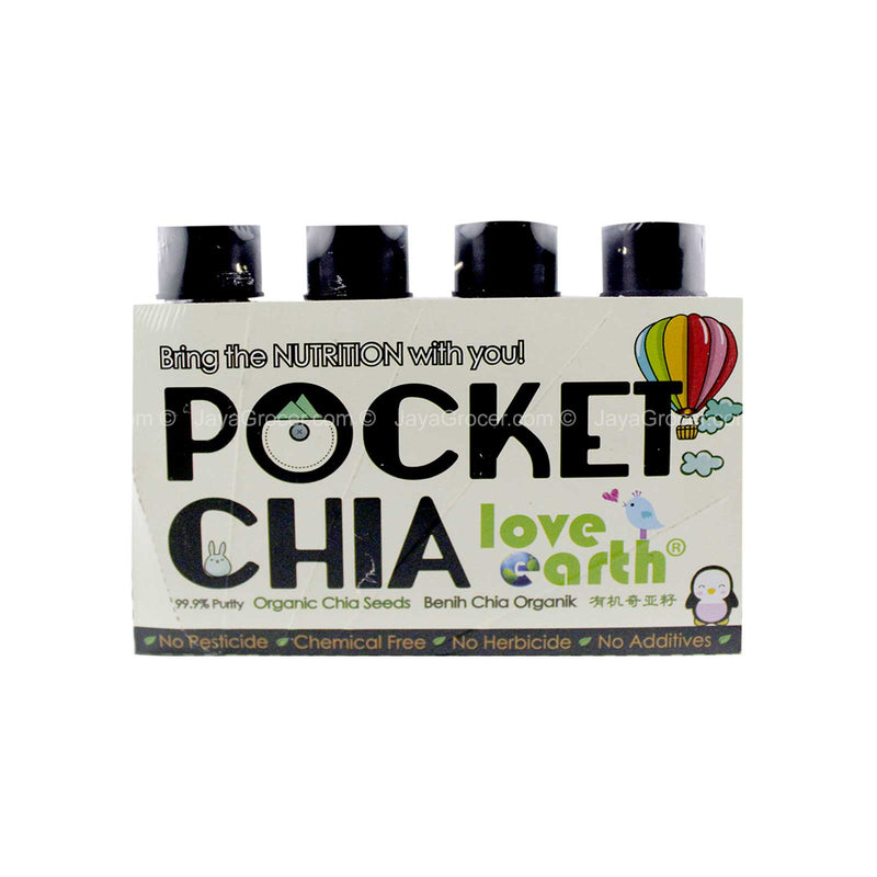 Love Earth Pocket Organic Chia Seeds 28g x 4