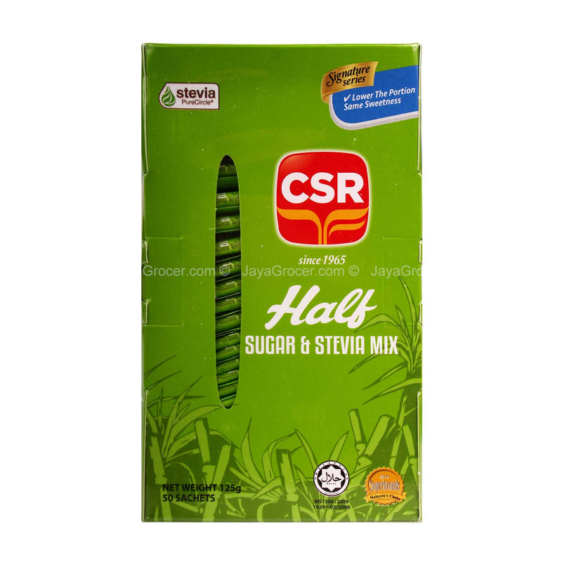 CSR Half Sugar and Stevia Mix Sachet Pack 125g