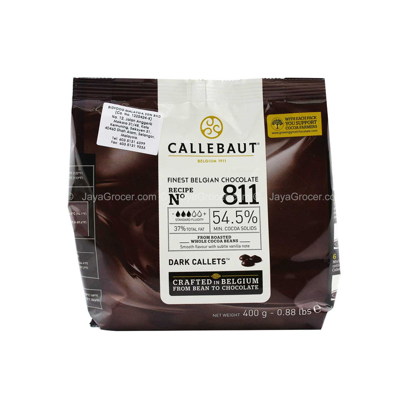 Callebaut Finest Belgian Dark Chocolate Chips Recipe 811 400g