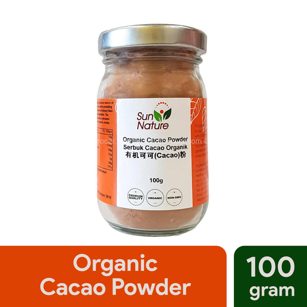 Sun Nature Organic Cacao Powder 100g