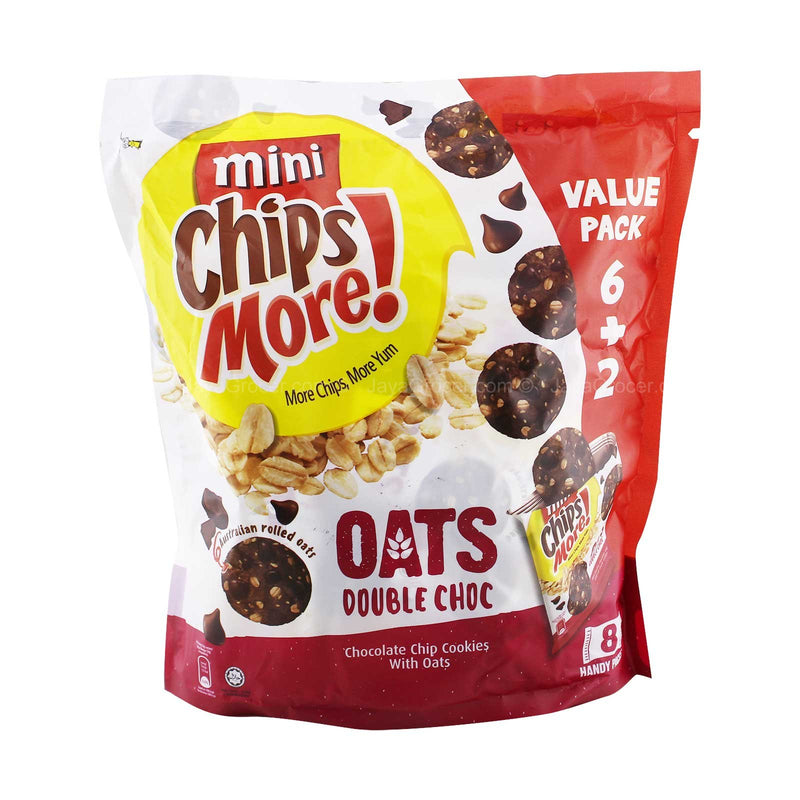 Mini Chipsmore Oats Double Choc Cookies with Oats 28g x 8
