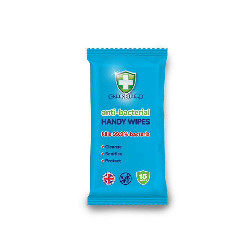 Greenshield Anti Bacterial Handy Wipes 1pack