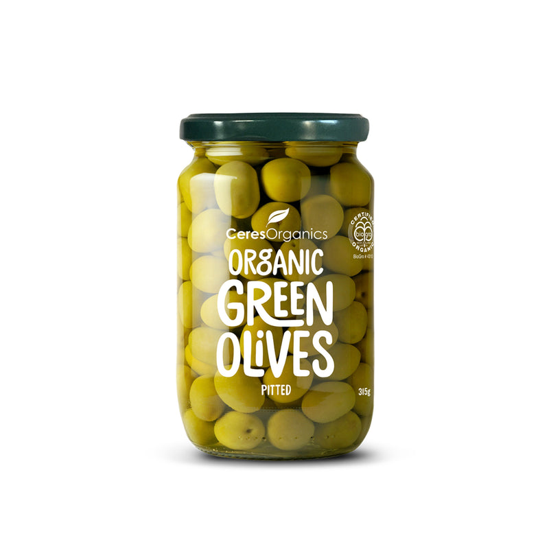 Ceres Organic Greens Olives (Pitted) 315g