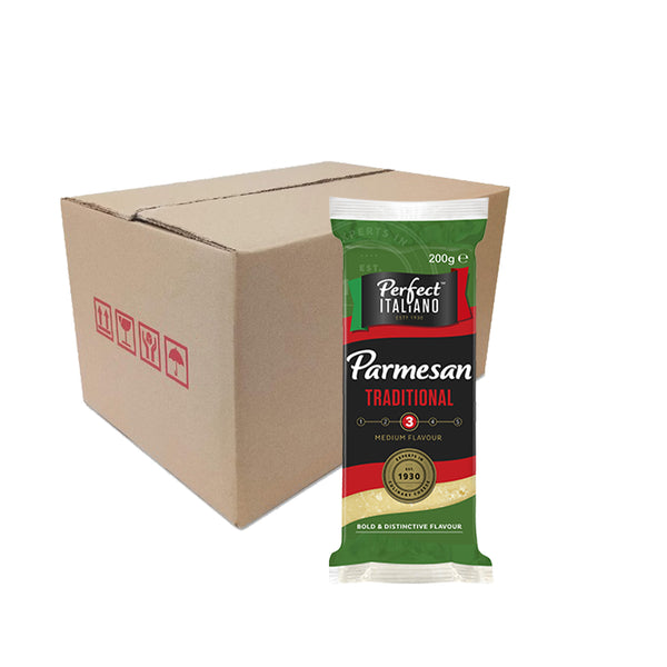 Perfect Italiano Medium Flavour Parmesan Block Cheese 250g (highest price)