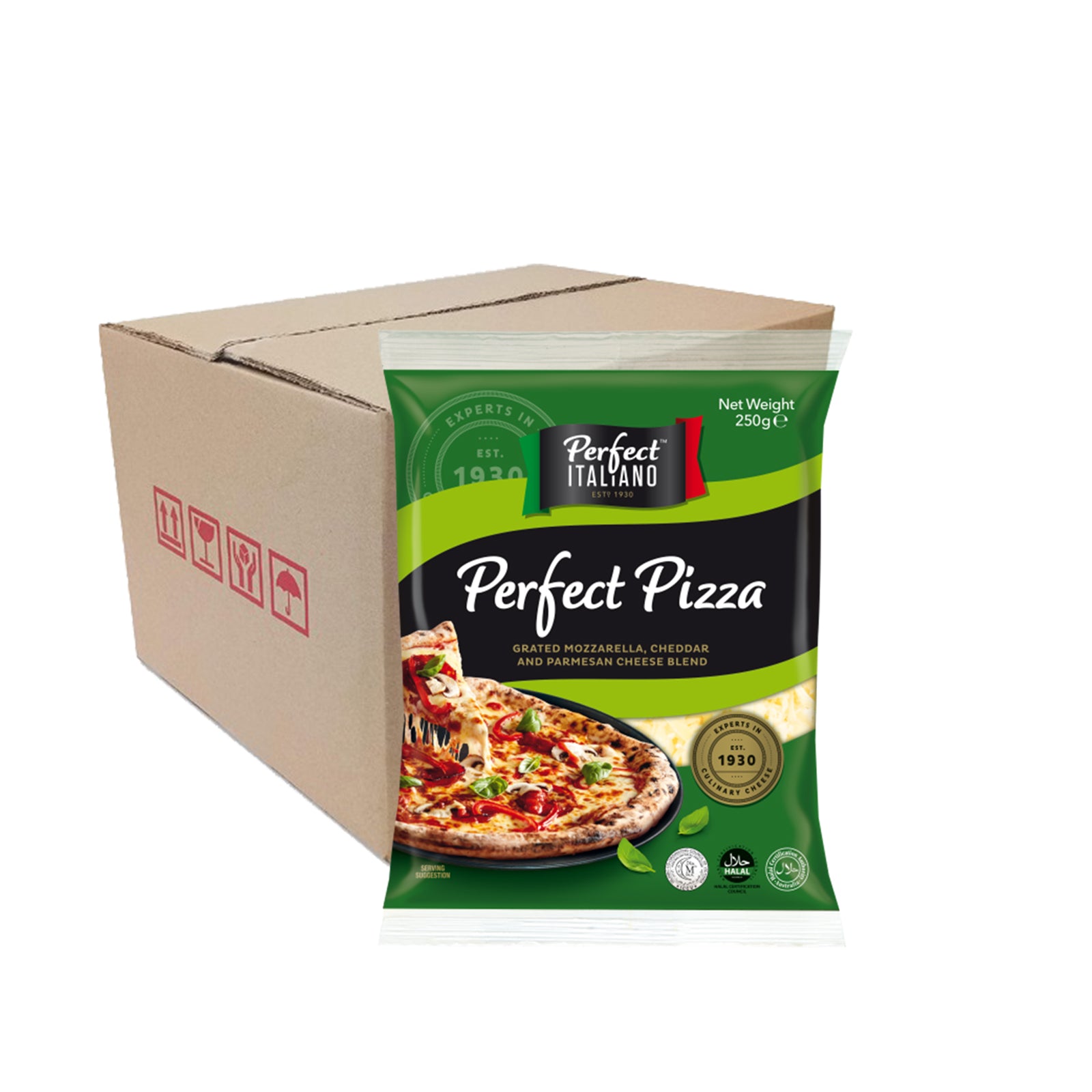 Perfect Italiano Mozzarella Traditional Grated Cheese 250g