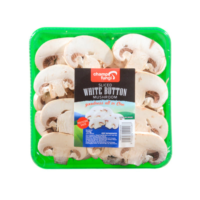 White Button Mushroom Slices 125g