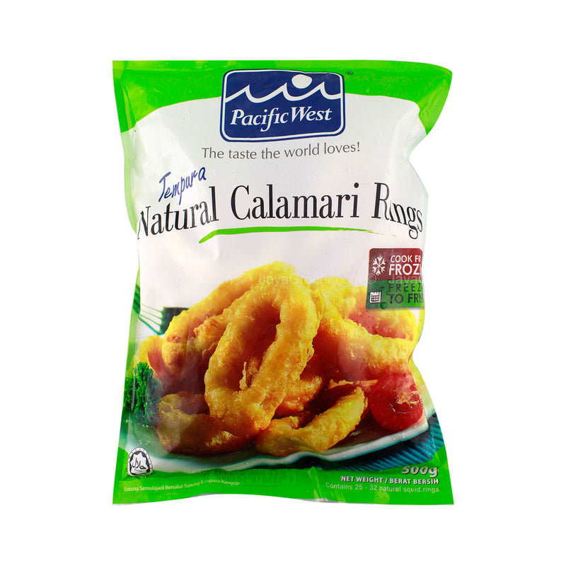 Pacific West Tempura Natural Calamari Rings 500g