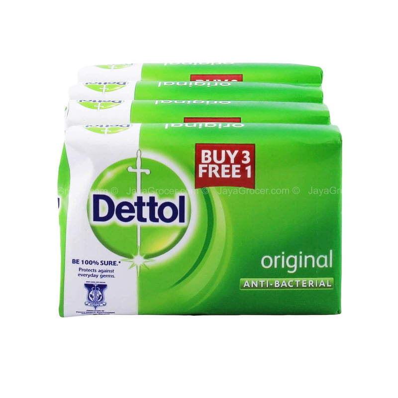 Dettol Original Bar Soap 4pcs/pack 100g