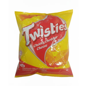 Twisties Cheeky Cheddar Cheese Corn Snacks 13g x 8