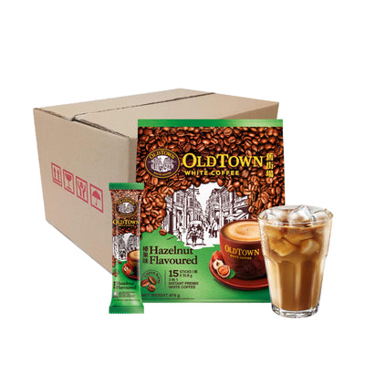 Old Town Hazelnut Flavoured Instant 3-in-1 Premix White Coffee 31.6g x 15