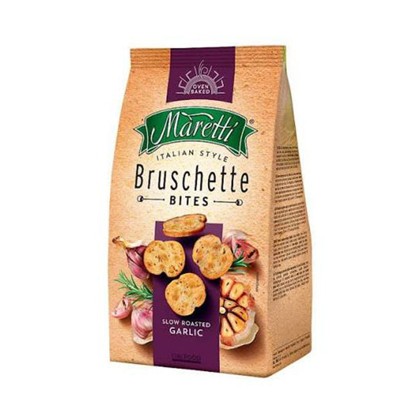 Bruschette Maretti Roasted Garlic Flavour Baked Bread Snack 70g