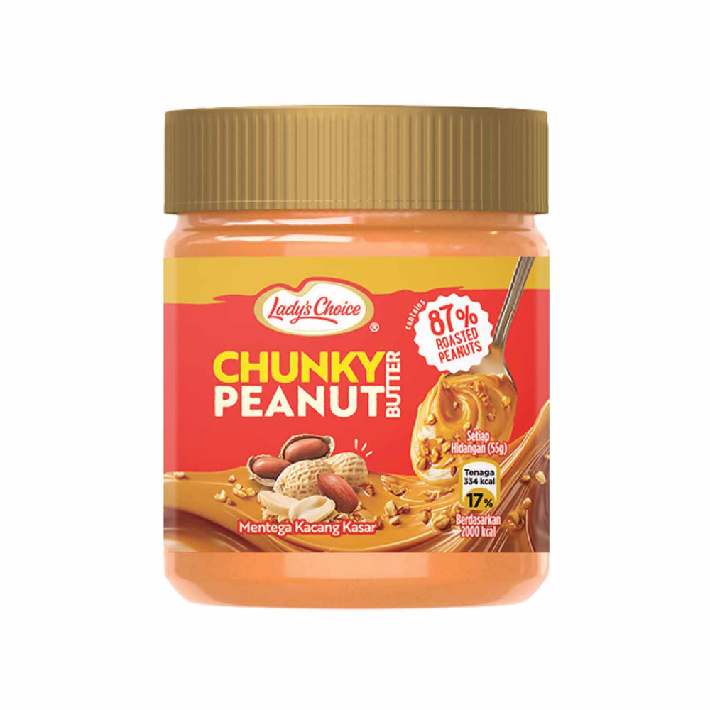 Ladys Choice Chunky Peanut Butter Spread 340g