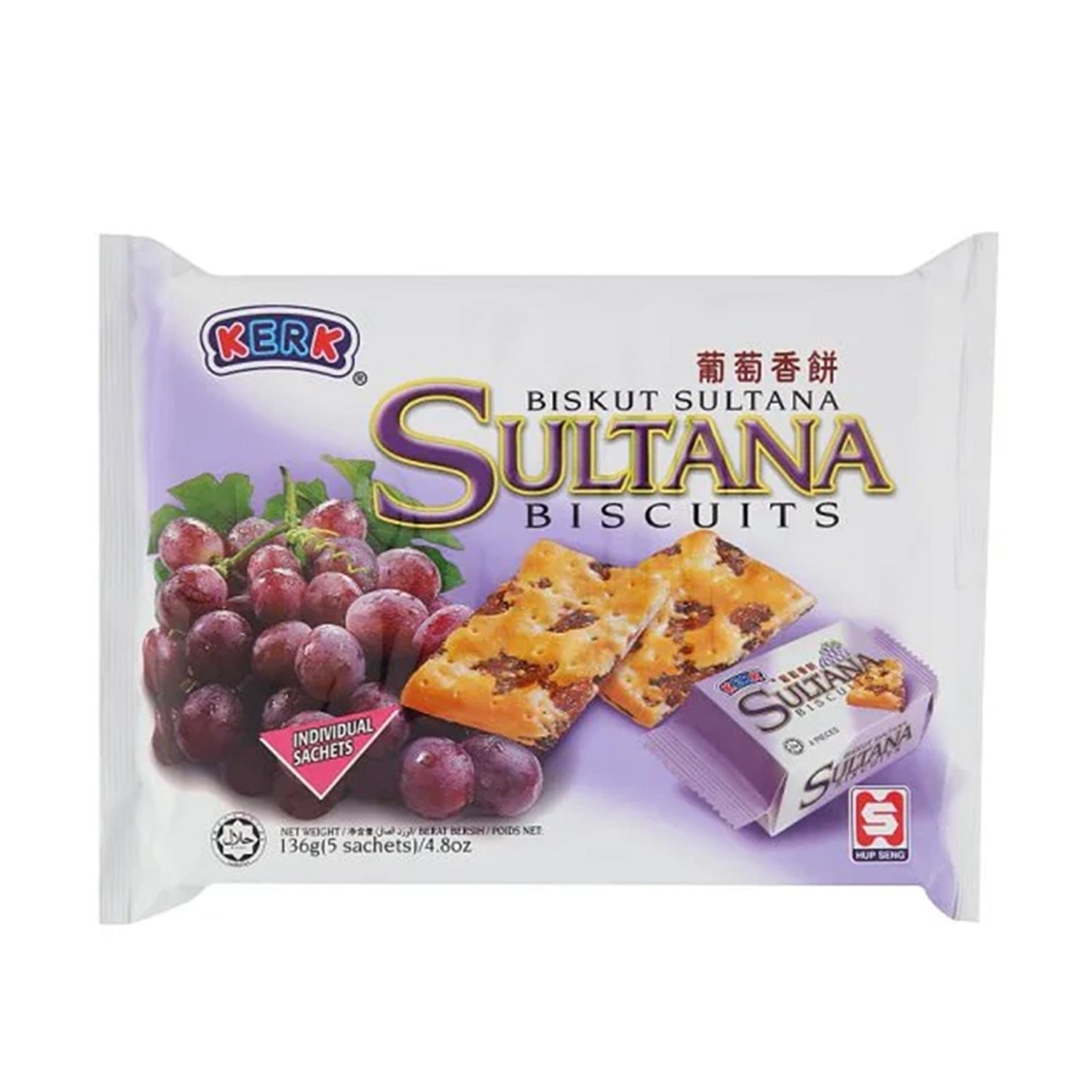 Kerk Sultana Biscuit 136g