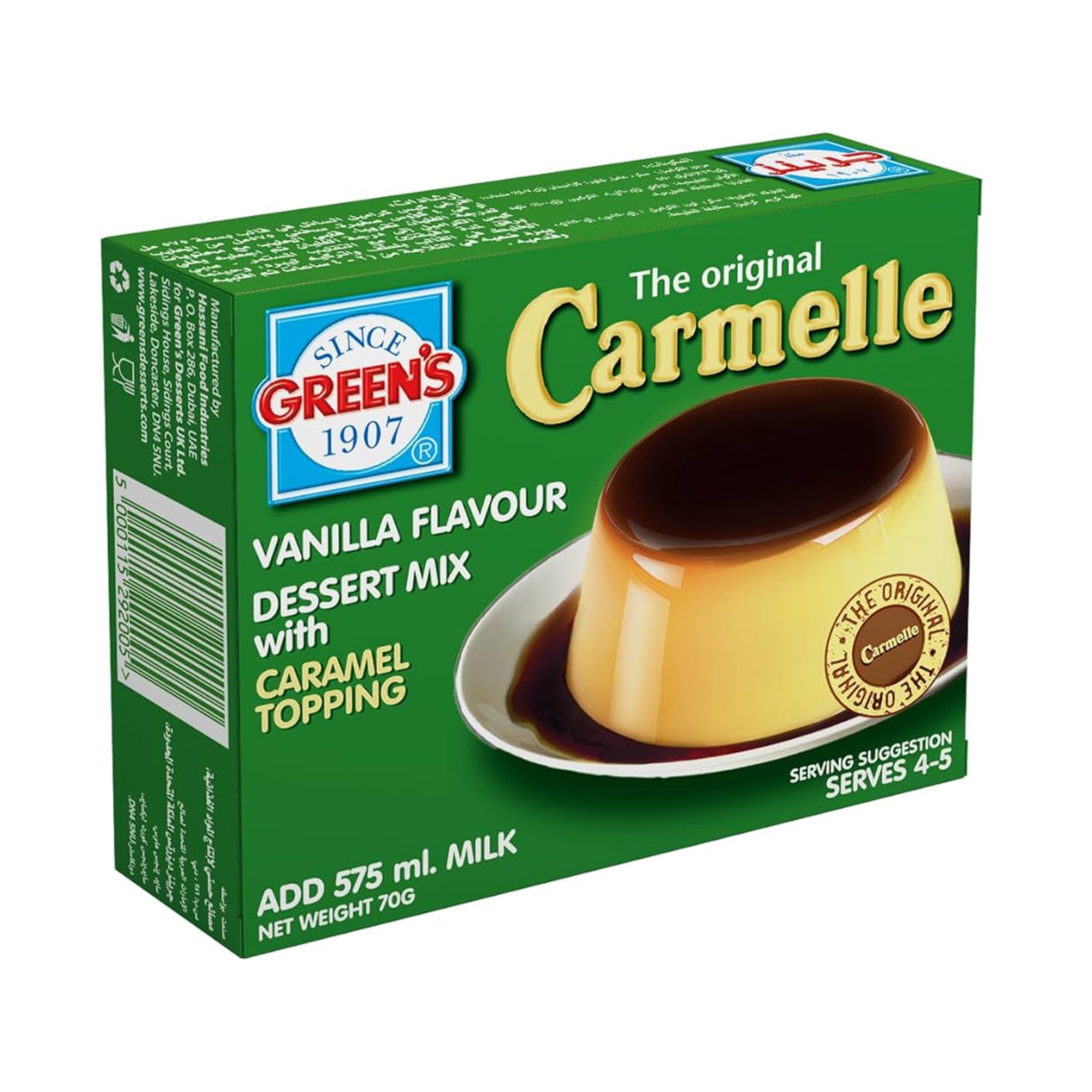 Green Carmelle Dessert Mix 70g
