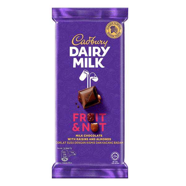 Cadbury Dairy Milk Fruit and Nut Chocolate Bar 130g (highest price)