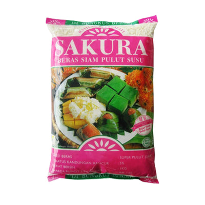 Sakura Siam Pulut Susu (Glutinous Rice) 1kg