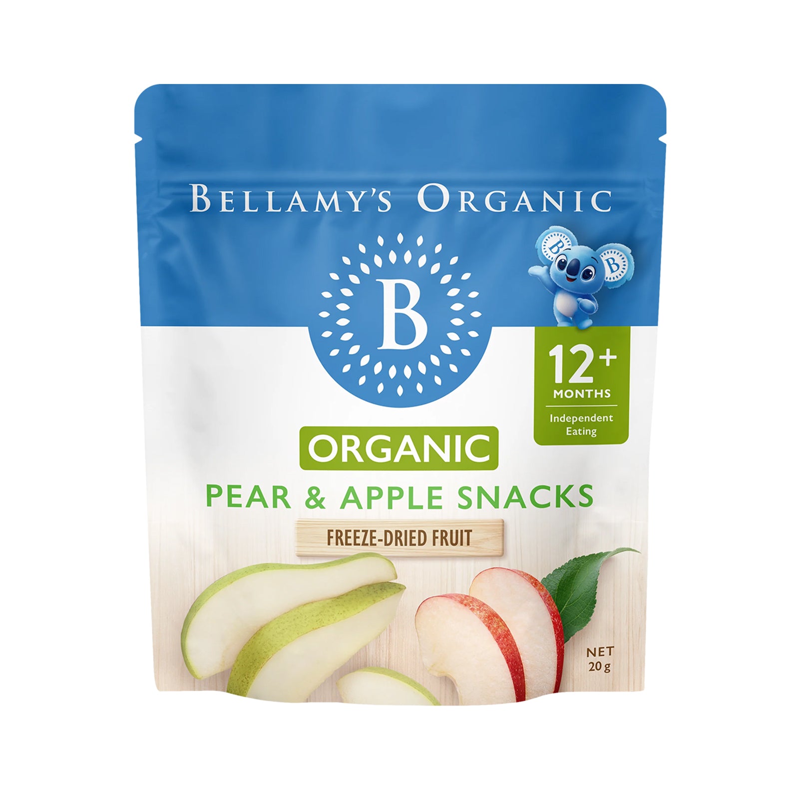 Bellamys Organic Apple & Pear 20g