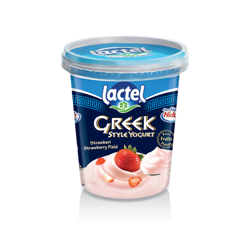 Lactel Greek Style Strawberry Field Yogurt 470g